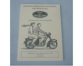 KATALOG NÁHRADNÍCH DÍLŮ - JAWA/ČZ 125/355, 175/356